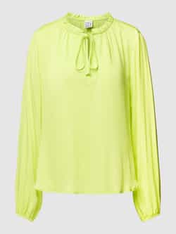 Emily Van den Bergh Blouse van viscose in effen design