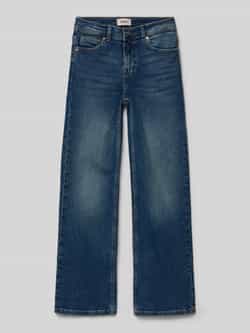 Only Wide leg jeans van katoenmix model 'JUICY'