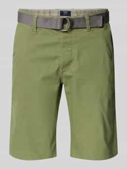 MCNEAL Slim fit shorts met riem