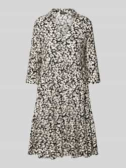 Opus Knielange jurk in laagjeslook model 'Walari'