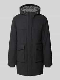 S.Oliver BLACK LABEL Relaxed fit parka van wolmix met capuchon