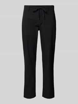 Selected Homme Regular tapered fit chino met tunnelkoord model 'LERO'