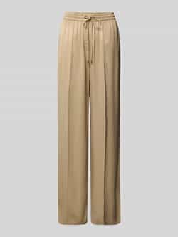 Boss Relaxed fit broek van satijn model 'TAVATI'