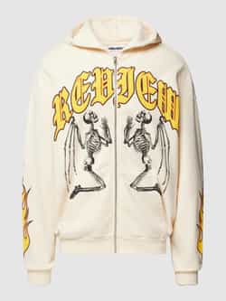 REVIEW Sweatjack met SKELETON FIRE-print