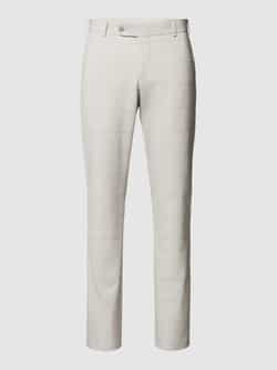 ATELIER TORINO Straight fit stoffen broek met ruitmotief