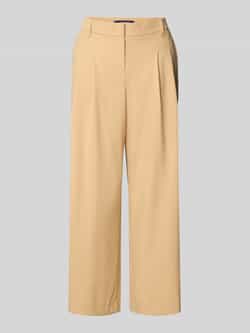Gardeur Wide leg stoffen broek in verkorte pasvorm model 'Franca'