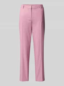 Christian Berg Woman Selection Regular fit stoffen broek met persplooien