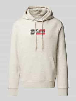 jack & jones Hoodie met labelprint model 'ECORP'