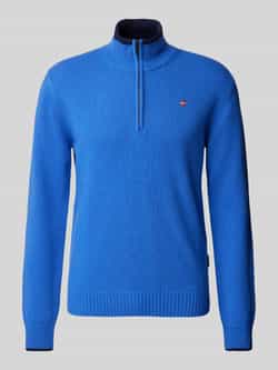 Napapijri Gebreide pullover met logostitching model 'DAIN'