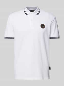 Napapijri Regular fit poloshirt met labelbadge model 'MACAS'