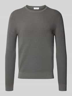Tiger Of Sweden Regular fit gebreide pullover van mix van katoen en wol model 'Connor'
