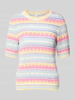 YAS Gebreid shirt met ronde hals model 'MULTA'