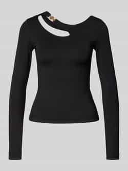 Guess Shirt met lange mouwen en labeldetail