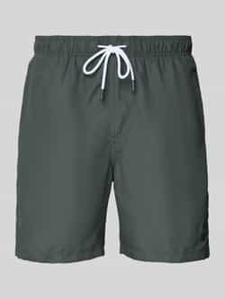 Shiwi Regular fit zwembroek met labelpatch model 'Mike'