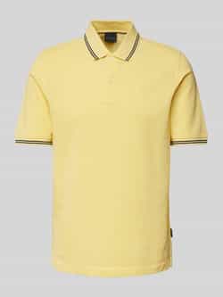 Bugatti Regular fit poloshirt met labeldetail