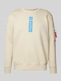 Alpha industries Sweatshirt met labelprint