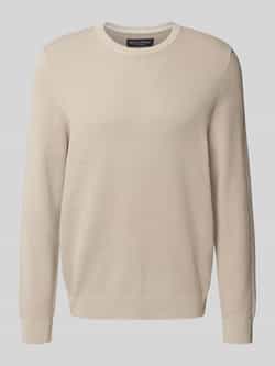 Marc O'Polo Regular fit gebreide pullover van zuiver katoen