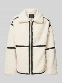 Only Gebreid jack met imitatiebont model 'PARIS'