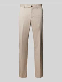 Selected Homme Slim fit pantalon met knoop- en ritssluiting