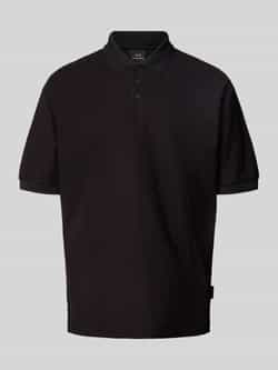 Armani Exchange Regular fit poloshirt met knoopsluiting