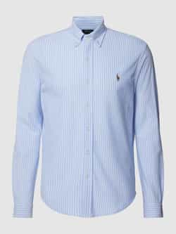 Polo Ralph Lauren Overhemd Lange Mouw CHEMISE AJUSTEE COL BOUTONNE EN OXFORD MESH PIQUE