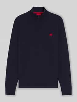 HUGO Regular fit schipperstrui van puur katoen model 'SAN QUINTUS'