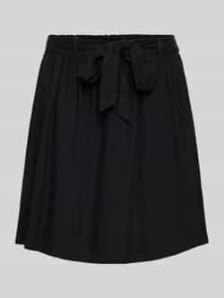 Tom Tailor Denim Linnen rok met strikceintuur