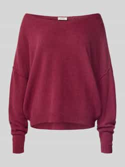 American vintage Gebreide pullover met boothals model 'DAMSVILLE'