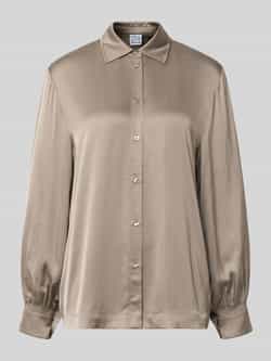 Emily Van den Bergh Regular fit blouse van viscose met knoopsluiting