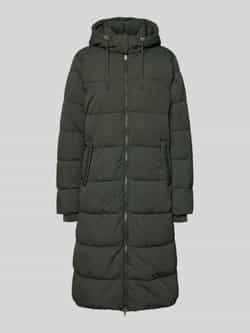 Camel active Gewatteerde lange jas met steekzakken