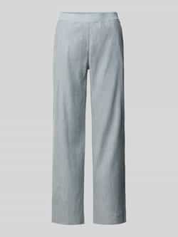 Raphaela By Brax Flared stoffen broek met elastische band model 'Pam'