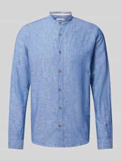Tom Tailor Overhemd met lange mouwen met blauw detail aan de kraag