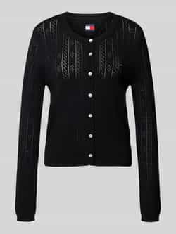 Tommy Jeans Slim fit cardigan van pointelle