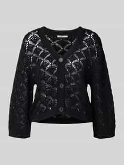 Tom Tailor Denim Relaxed fit gebreid jack van katoenmix