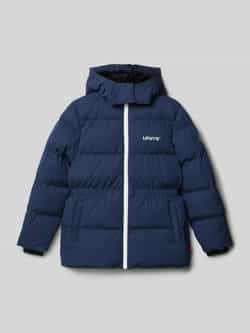 Levi s Kids Gewatteerd jack met labelstitching