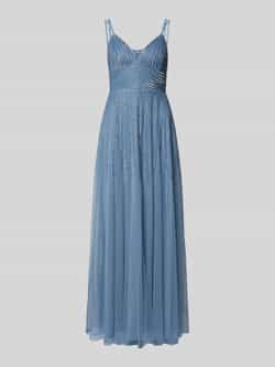 Lace & Beads Avondjurk met strass-steentjes