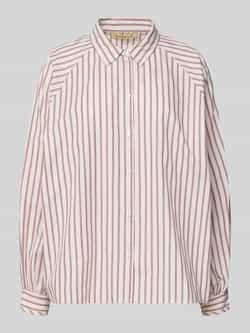 Smith and Soul Relaxed fit overhemdblouse met kentkraag
