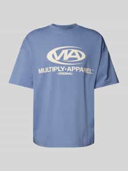 Multiply Apparel Oversized T-shirt met labelprint
