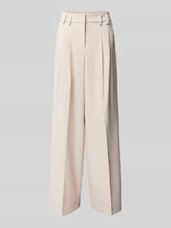 RAFFAELLO ROSSI Wide leg bandplooibroek met persplooien model 'MAYLA'