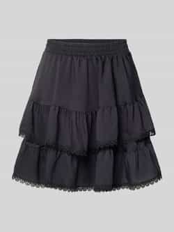 Gina Tricot Minirok met gehaakt kant model 'Boho'