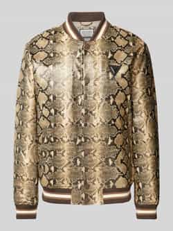 Guess Bomberjack met dierenprint model 'SNAKE BOMBER'