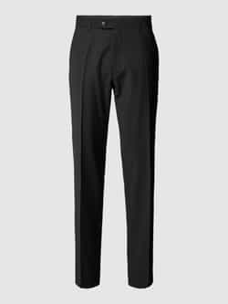 Carl gross Regular fit pantalon met persplooien model 'Silvio'