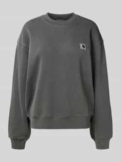 Carhartt Work In Progress Oversized sweatshirt met ribboorden model 'NELSON'