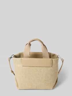 CK Calvin Klein Handtas met structuurmotief model 'RAFFIA'