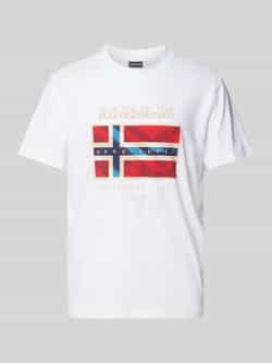 Napapijri T-shirt met ronde hals model 'BIG FLAG'