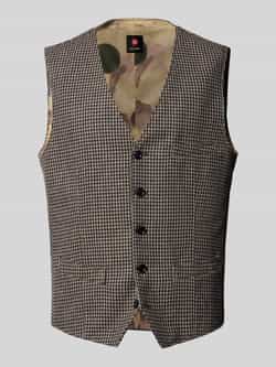 CG Club of Gents Gilet met paspelzak op de borst model 'Morley'