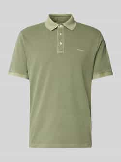 Gant Regular fit poloshirt met labelstitching model 'SUNFADED'