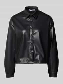 ZABAIONE Overhemdblouse in leerlook