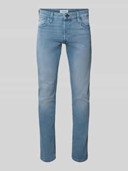 JACK & JONES JEANS INTELLIGENCE JJIGLENN JJICON slim fit jeans blue denim