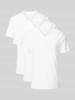 Calvin Klein Underwear T-shirt met elastische band met logo in een set van 3 stuks
